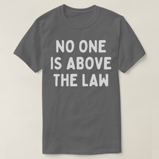 誰も法に背く者は無い Tシャツ (デザイン正面)