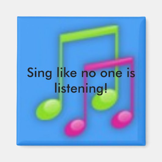 誰も無いように歌聞え マグネット (正面)