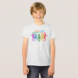 誰も生きていないように踊れ おかしいダンスのスケルトンTシャツ トライブレンドTシャツ