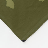 誰も目を覚まさない フリースブランケット (角)