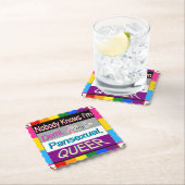 誰も知らない、デミサピオパンセクシャルQUEER ペーパーコースター (インサイチュ)