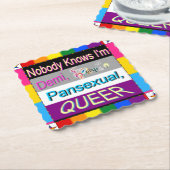 誰も知らない、デミサピオパンセクシャルQUEER ペーパーコースター (アングル)
