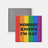 誰も私がゲイ マグネット (正面/裏面)