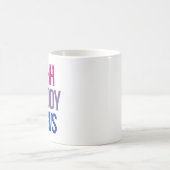 誰も私がバイセクシュアルであることを知らない コーヒーマグカップ (中央)