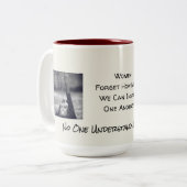 誰も私たち*と同じように理解しない* ツートーンマグカップ (正面左)