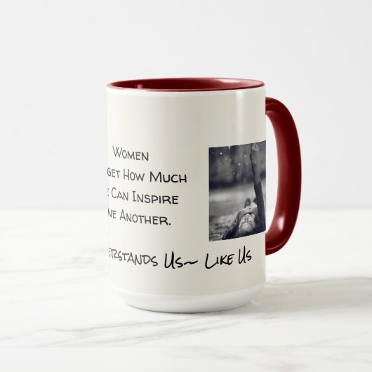 誰も私たち*と同じように理解しない* マグカップ (正面右)