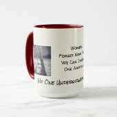 誰も私たち*と同じように理解しない* マグカップ (正面左)