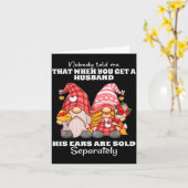 誰も私に言わなかった、夫をもらうと彼の耳は カード (黄色い花)