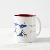 誰も私のようではないです! ツートーンマグカップ (正面右)