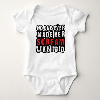 誰も私のように彼女の悲鳴を上げたベビー ベビーボディスーツ