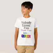 誰も私はデミパンSMサピオ同性愛者 Tシャツ (正面フル)