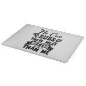 誰も私より彼らの肉を擦らない カッティングボード (角)