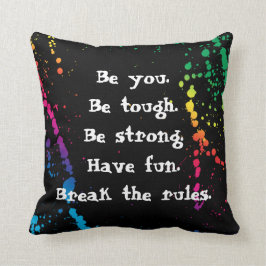 [誰も良い女の子を覚えていない]（ばちゃばちゃ）跳ねるブラック クッション