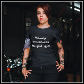 [誰も良い女の子を覚えていない]絵を描（ばちゃばちゃ）跳ねる Tシャツ