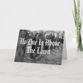 誰も芝生の上ではない カード