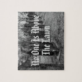 誰も芝生の上に居ない ジグソーパズル