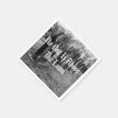 誰も芝生の上に居ない スタンダードカクテルナプキン (角)