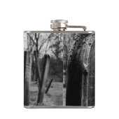 誰も芝生の上に居ない フラスク (裏面)