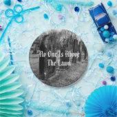 誰も芝生の上に居ない ペーパープレート (パーティー)