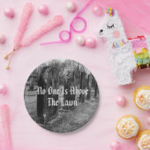 誰も芝生の上に居ない ペーパープレート (パーティー)