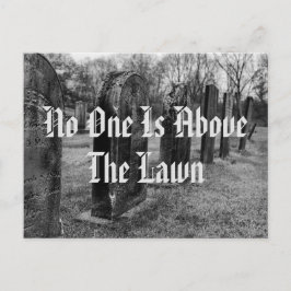 誰も芝生の上に居ない ポストカード