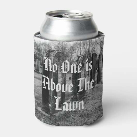誰も芝生の上に居ない 缶クーラー (缶正面)