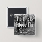 誰も芝生の上に居ない 缶バッジ (正面&裏面)