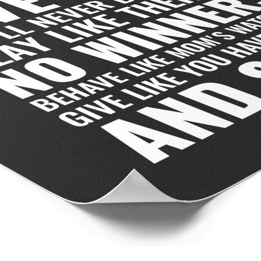 誰も見ていないようなダンスをする |感動的引用文 ポスター (角)