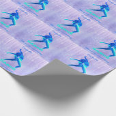 誰も見ていないようなダンス抽象芸術 ラッピングペーパー (角)