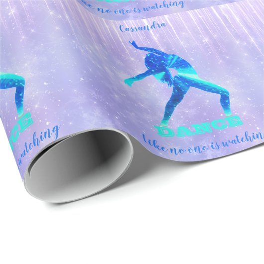 誰も見ていないようなダンス抽象芸術 ラッピングペーパー (ロールコーナー)