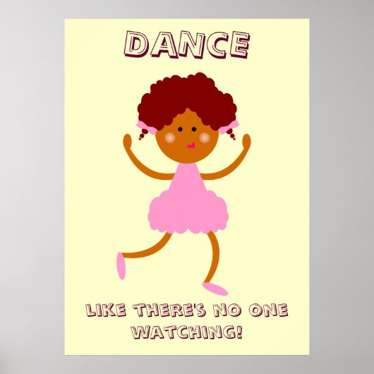 誰も見ていないようなダンス！ ポスター (正面)