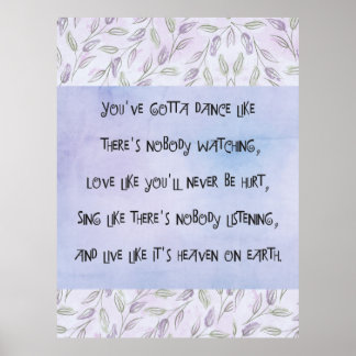 誰も見ていないようなダンス ポスター