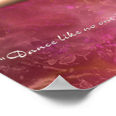 誰も見ていないようなダンス ポスター (角)