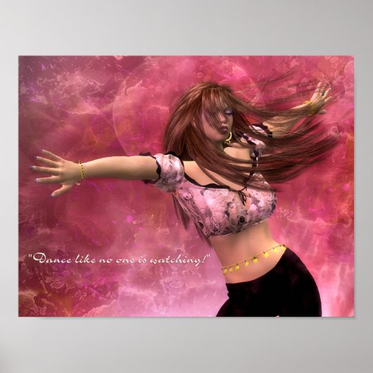 誰も見ていないようなダンス ポスター (正面)