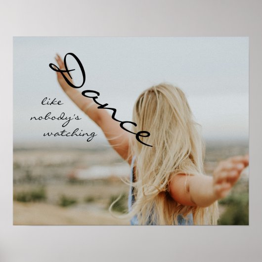 誰も見ていないようなダンス ポスター (正面)