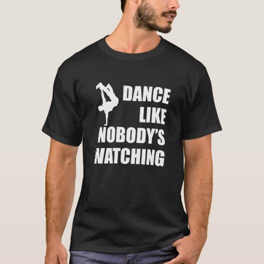誰も見ていないようなダンス Tシャツ (正面)