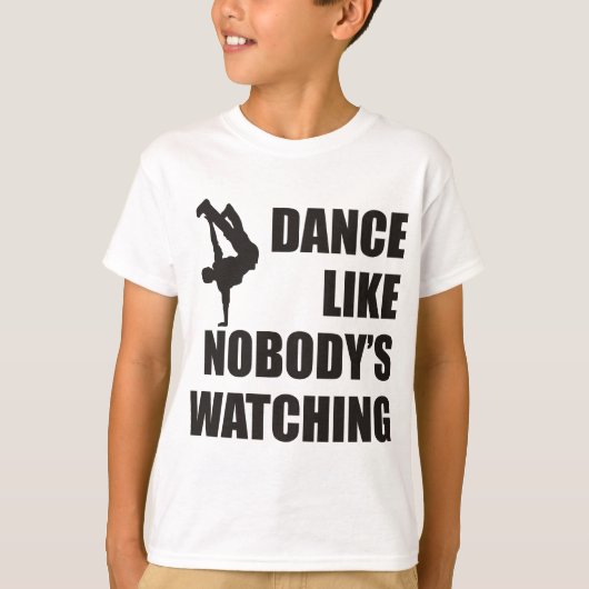 誰も見ていないようなダンス Tシャツ (正面)