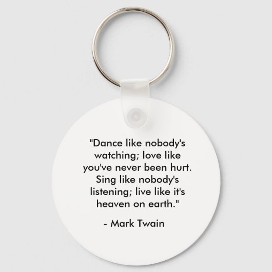 「誰も見ていないような踊り」 キーホルダー (正面)