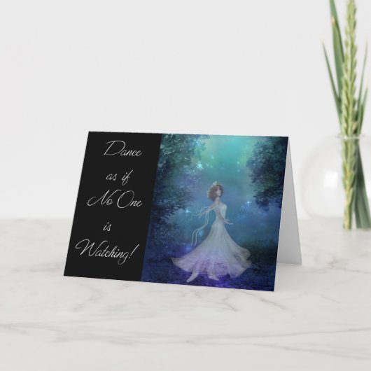 誰も見ていないように踊って下さい! 挨拶状 シーズンカード (正面)