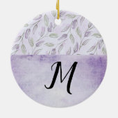 誰も見ていないように踊るクラシックラウンド セラミックオーナメント (裏面)