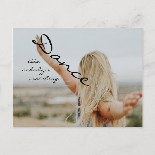 誰も見ていないように踊れ ポストカード (正面)