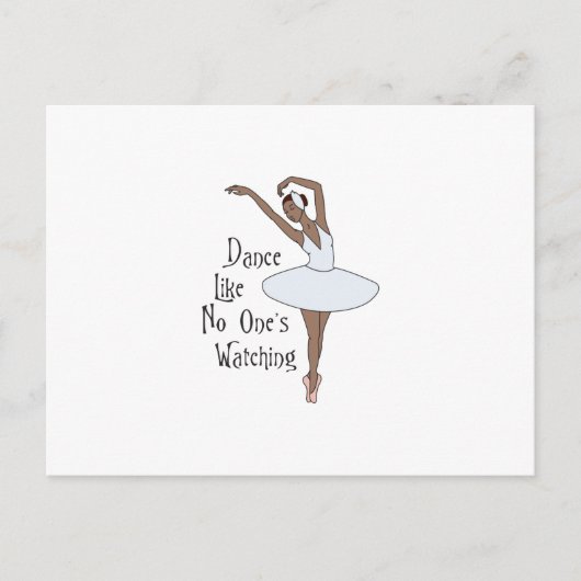 誰も見ていないように ポストカード (正面)