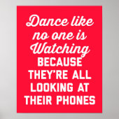 誰も見ていない引用文のように踊る ポスター (正面)