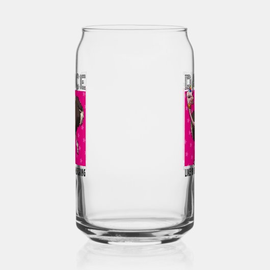 誰も見ていない漫画のダチョウおもしろいのように踊る ガラス缶 (右)