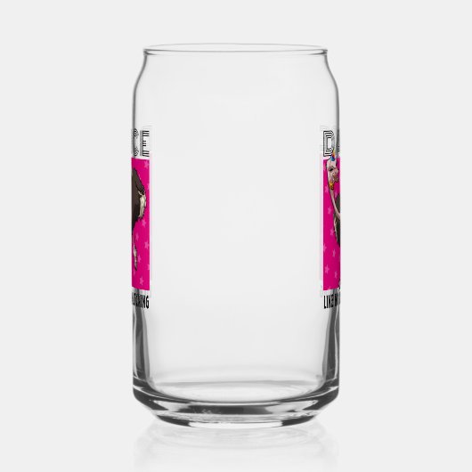 誰も見ていない漫画のダチョウおもしろいのように踊る ガラス缶 (左)