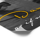 誰も見ていなもしいBWダンスプリント ポスター (角)