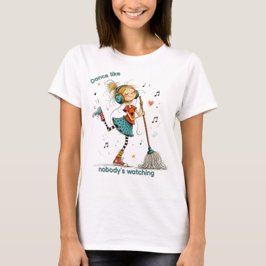 誰も見てないように踊って Tシャツ (正面)