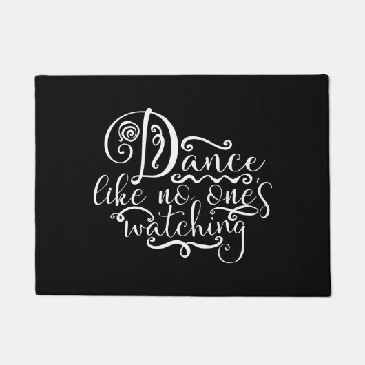 誰も見ないダンス踊り ドアマット (正面)