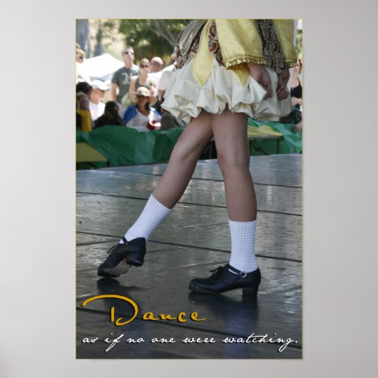 誰も見もしていないプリントで踊る ポスター (正面)