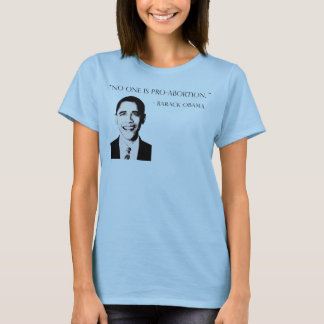 誰も親中絶のTシャツではないです Tシャツ